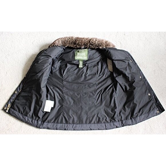 Eddie Bauer - Goose Down Puffer Vest with Faux Fur Collar, Small Oversized - Picture 6 of 8